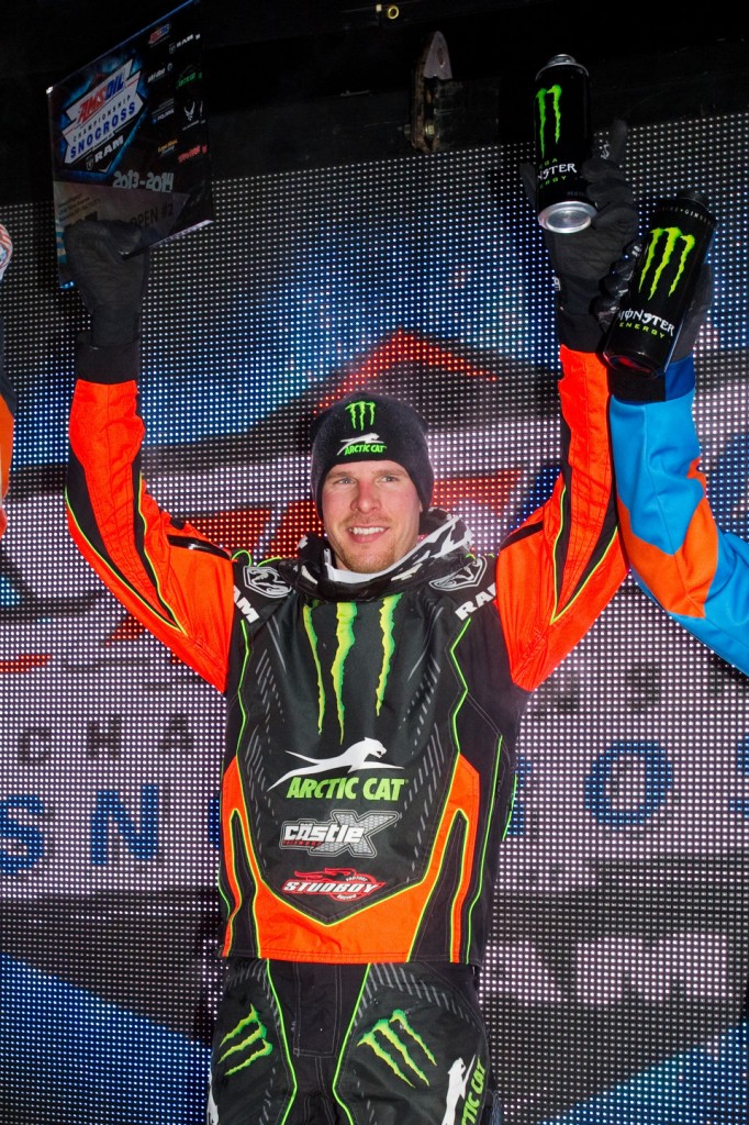 Tucker Hibbert on the Podium in New York