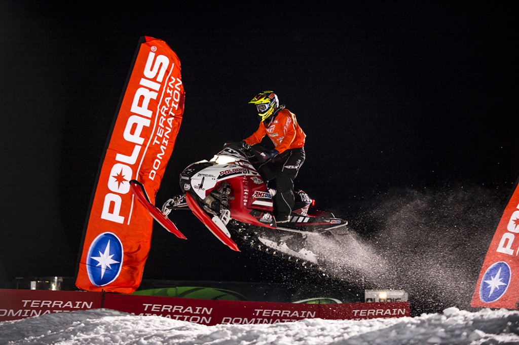 Soaring Eagle Ram Snocross Pro Lite winner Corin Todd